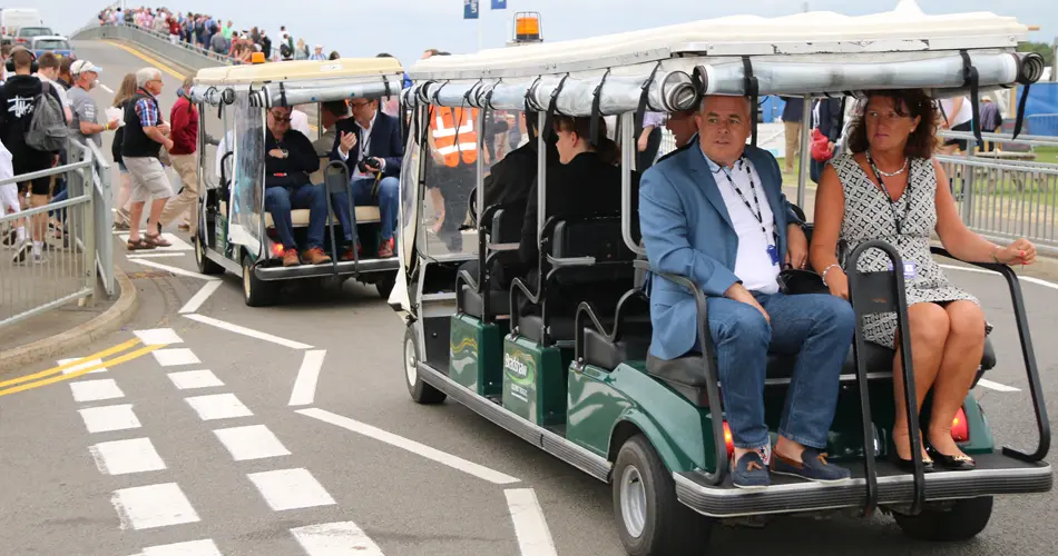 Golfcart Mietfahrzeug für 6 Personen